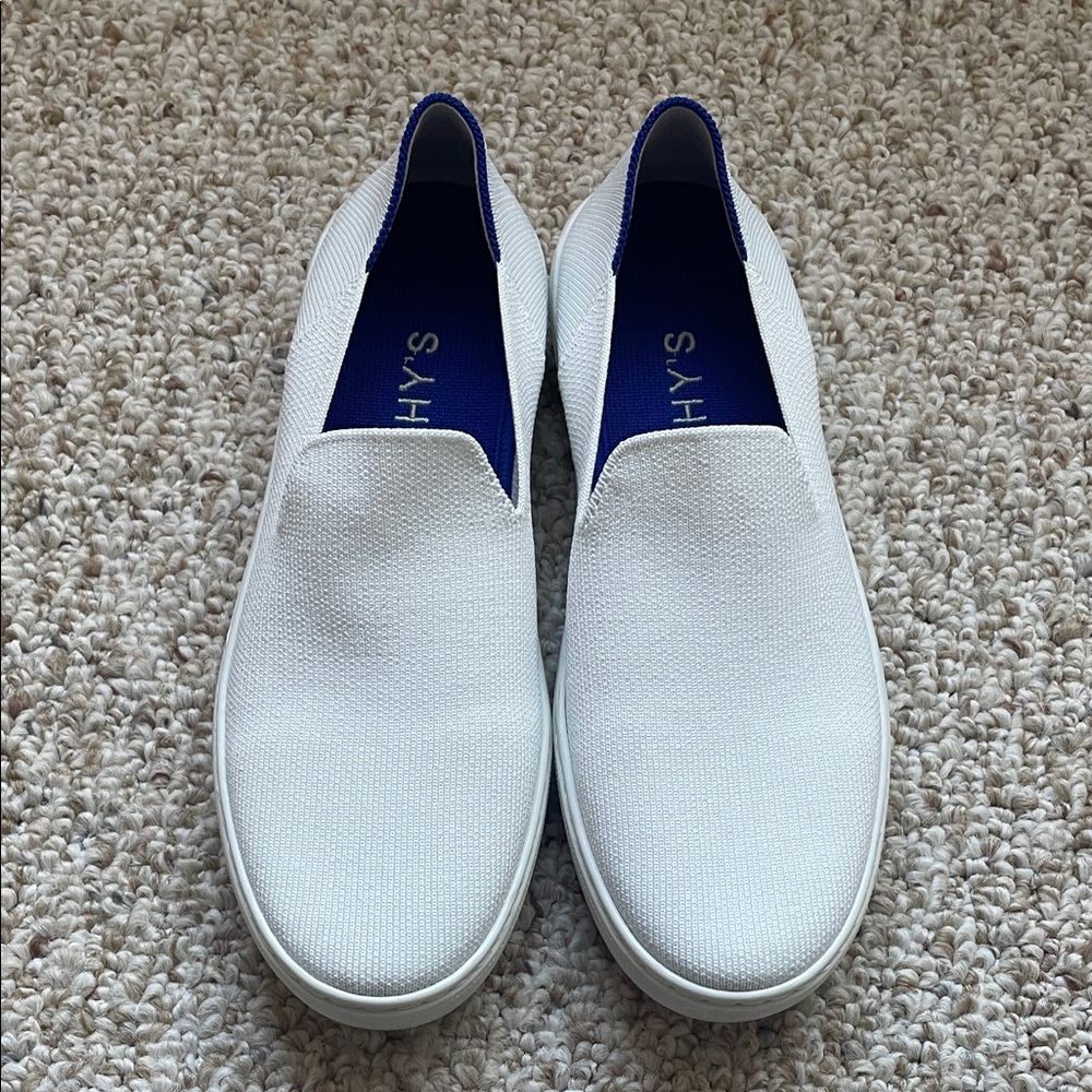 Rothy’s Original Slip On Canvas Sneaker in Bright White